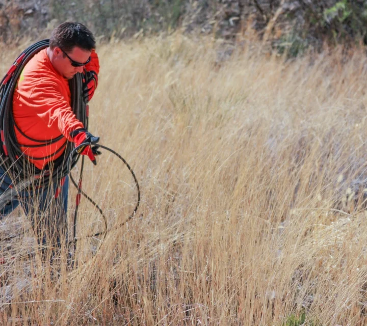 Groundwater monitoring using electrical geophysical survey to image subsurface aquifer conditions